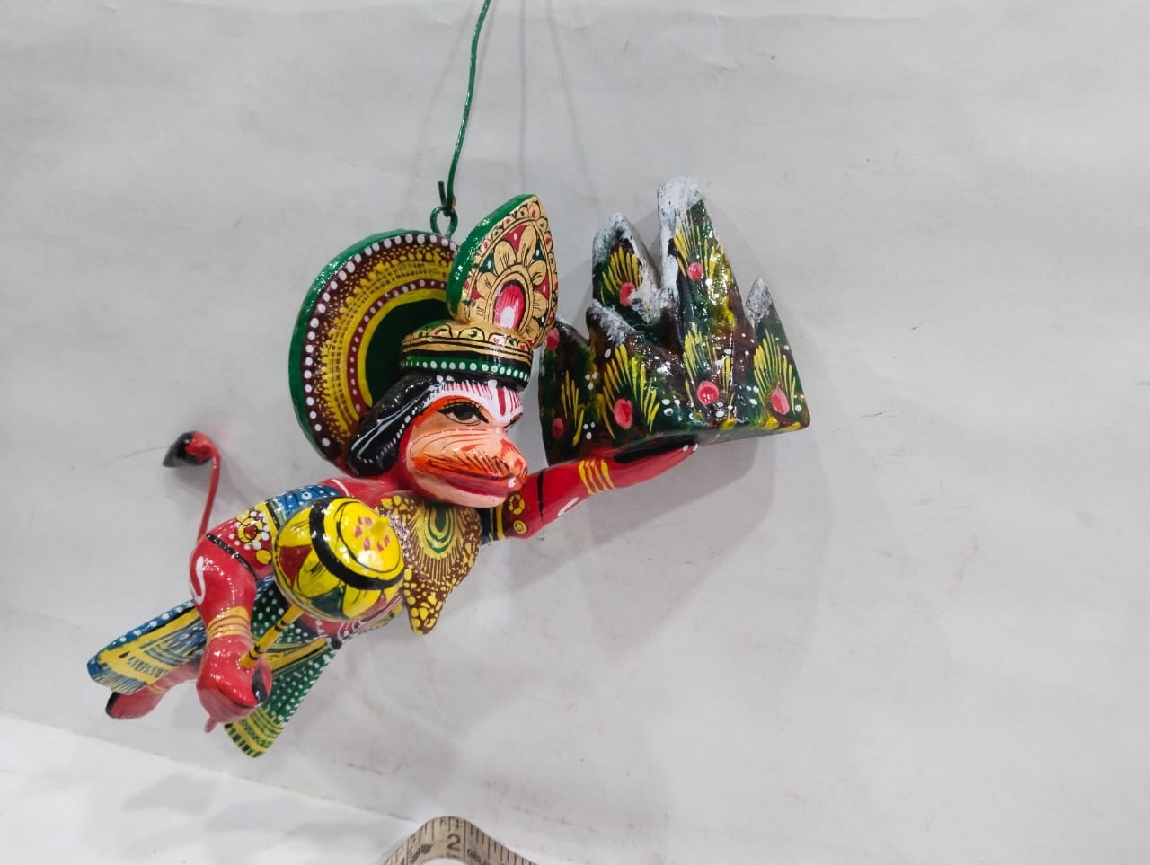 Handcrafted Wooden Hanuman Wall Hanging